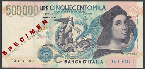 イタリア・リラ（ユーロ圏の旧通貨） / Italian Lira (Old currencies of Eurozone) 貨幣博物館カレンシア  Currencia.net