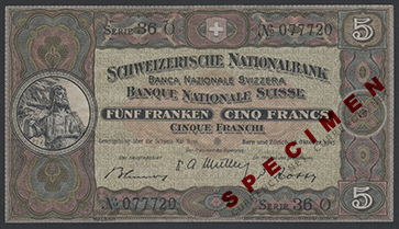 スイス・フラン Swiss Francs (CHF) / 貨幣博物館カレンシア Currencia.net